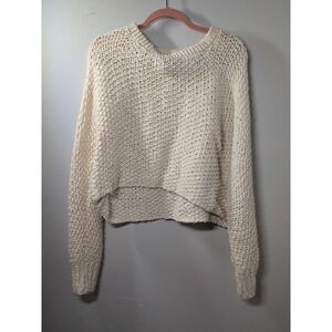 The Fisher‎ Project Cable Knit Cropped Sweater Large